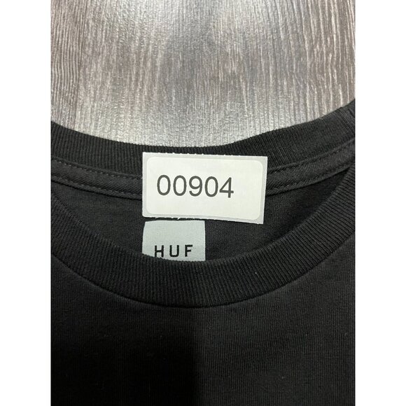 Huff Mens T Shirt Size Large Black White By All Means Necessary Worldwide DBC - Picture 10 of 10